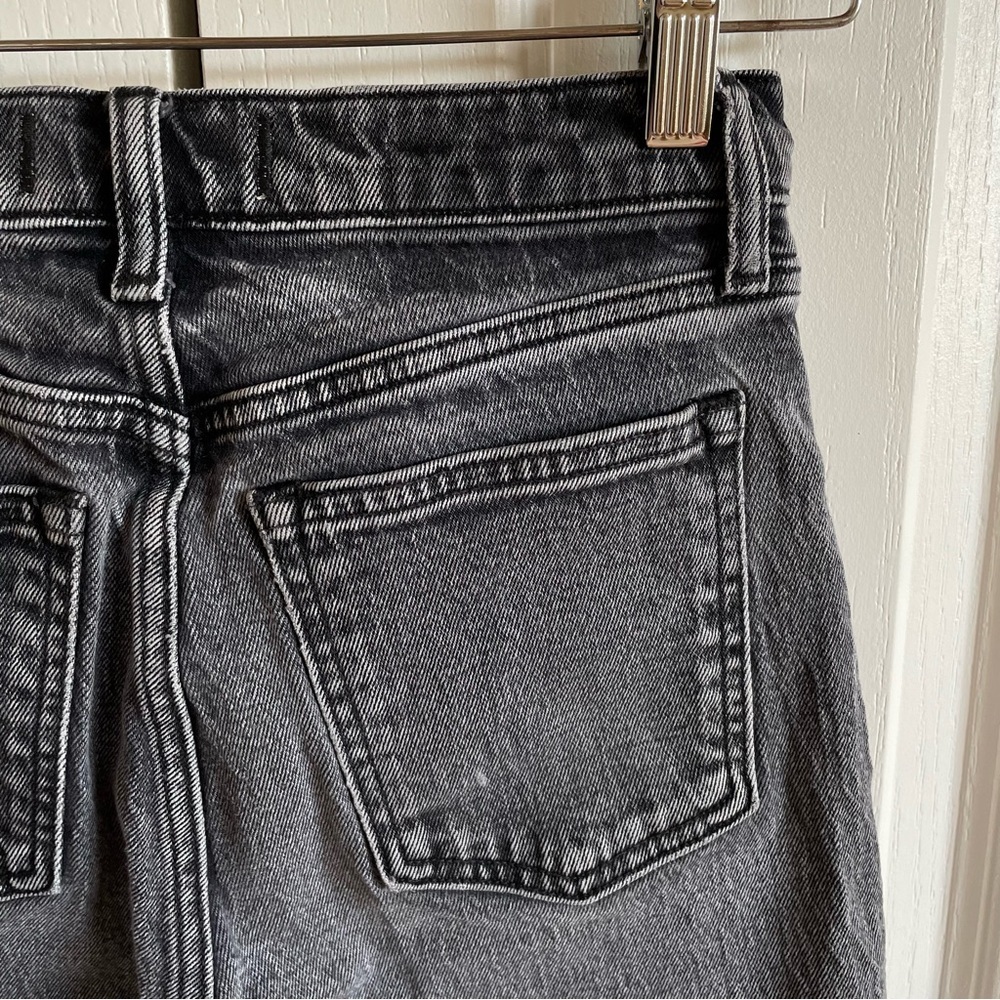 Abercrombie & Fitch The Mom High Rise Jeans Women’s 25 Vintage Black Trendy EUC - Picture 7 of 12